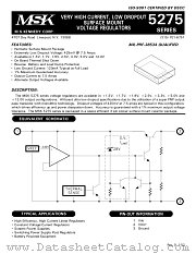 MSK5275-2.5E datasheet pdf M.S. Kennedy Corp.