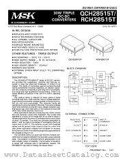 RCH28515TK datasheet pdf M.S. Kennedy Corp.
