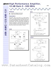 AM-123PIN datasheet pdf MA-Com