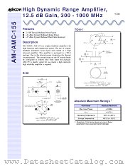 AMC-155SMA datasheet pdf MA-Com