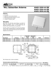 ANAD-159W-A-6-SM datasheet pdf MA-Com