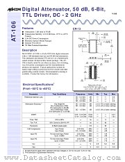 AT-106PIN datasheet pdf MA-Com