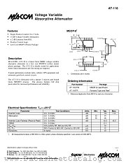 AT-118TR datasheet pdf MA-Com