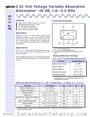 AT-119SMB datasheet pdf MA-Com