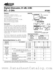 AT-260TR datasheet pdf MA-Com