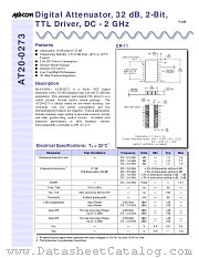 AT20-0273 datasheet pdf MA-Com