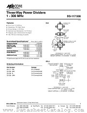 DS-117 datasheet pdf MA-Com