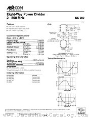 DS-309SMA datasheet pdf MA-Com