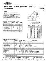 DU1230S datasheet pdf MA-Com