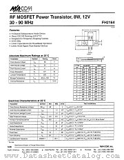 FH2114 datasheet pdf MA-Com