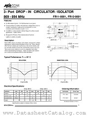 FR11-0001 datasheet pdf MA-Com