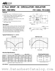 FR12-0002 datasheet pdf MA-Com