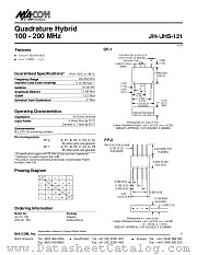 JHS-121 datasheet pdf MA-Com