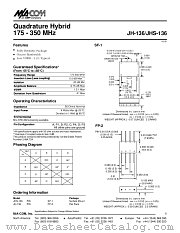 JH-136 datasheet pdf MA-Com