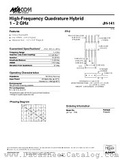 JH-141 datasheet pdf MA-Com