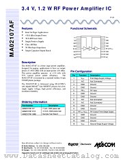 MA02107AF-R13 datasheet pdf MA-Com