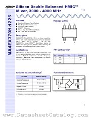 MA4EX370H-1225 datasheet pdf MA-Com