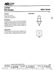 MA4L011-134 datasheet pdf MA-Com