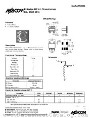 MABAES0034 datasheet pdf MA-Com