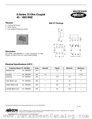 MACPES0028 datasheet pdf MA-Com