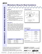MAFRIN0039 datasheet pdf MA-Com