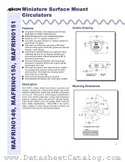 MAFRIN0151 datasheet pdf MA-Com
