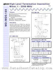 MDS-189PIN datasheet pdf MA-Com
