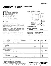 MD59-0021SMB datasheet pdf MA-Com