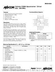 MD59-0039TR datasheet pdf MA-Com