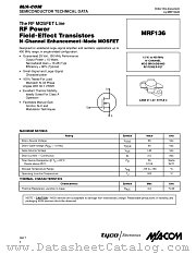 MRF136 datasheet pdf MA-Com
