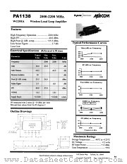 PA1138 datasheet pdf MA-Com