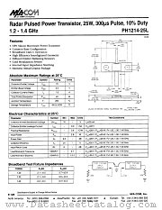 PH1214-25L datasheet pdf MA-Com