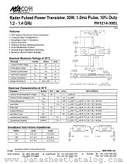 PH1214-30EL datasheet pdf MA-Com