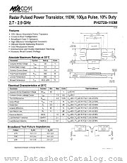 PH2729-110M datasheet pdf MA-Com