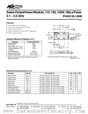 PHA3135-130M datasheet pdf MA-Com