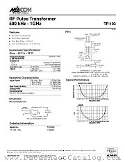 TP-103 datasheet pdf MA-Com