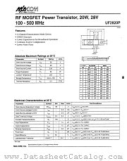 UF2820P datasheet pdf MA-Com