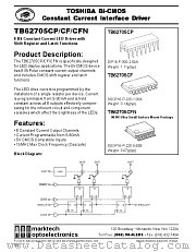 TB62705CFN datasheet pdf Marktech Optoelectronics