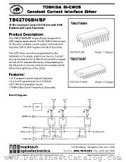 TB62706BN datasheet pdf Marktech Optoelectronics