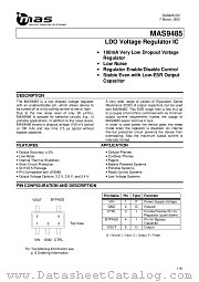 MAS9485AST2-T datasheet pdf mas MICRO ANALOG SYSTEMS