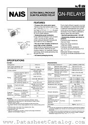 AGN200A03X datasheet pdf Matsushita Electric Works(Nais)