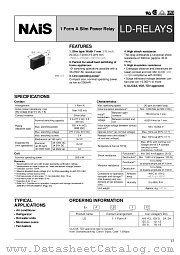 ALD118 datasheet pdf Matsushita Electric Works(Nais)