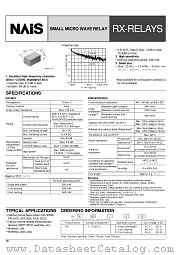 ARX1003 datasheet pdf Matsushita Electric Works(Nais)