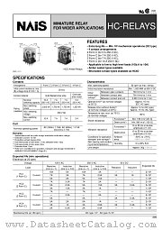 HC3HTM-AC220_240V datasheet pdf Matsushita Electric Works(Nais)