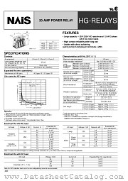 HG2-AC220V datasheet pdf Matsushita Electric Works(Nais)