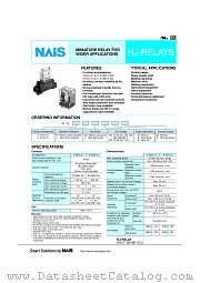 HJ4-L-AC100V datasheet pdf Matsushita Electric Works(Nais)