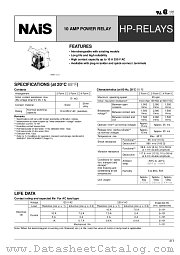 HP4-L-AC115V datasheet pdf Matsushita Electric Works(Nais)