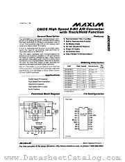 ADC0820CCJ datasheet pdf MAXIM - Dallas Semiconductor