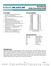 DS1249AB-70-IND datasheet pdf MAXIM - Dallas Semiconductor