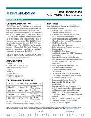 DS21455N datasheet pdf MAXIM - Dallas Semiconductor